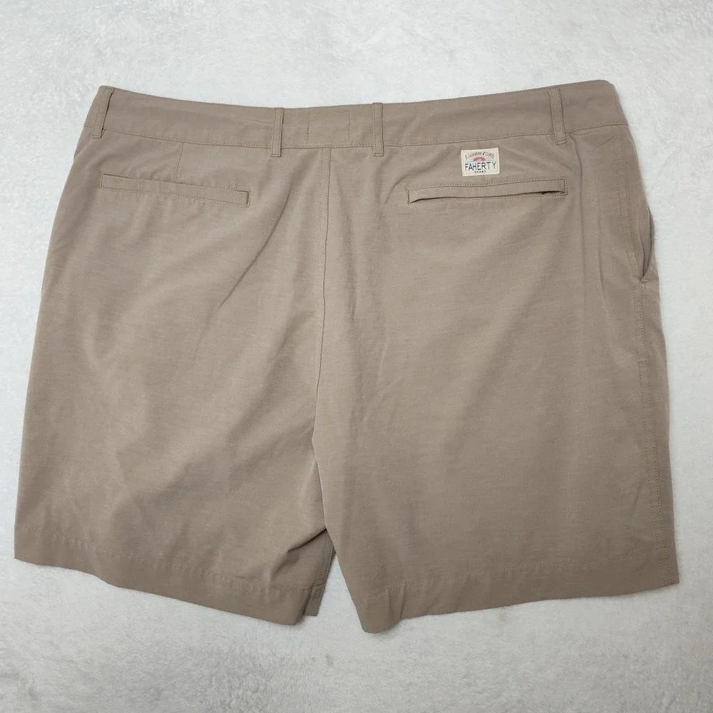 Faherty Shorts Mens 38 Beige 7